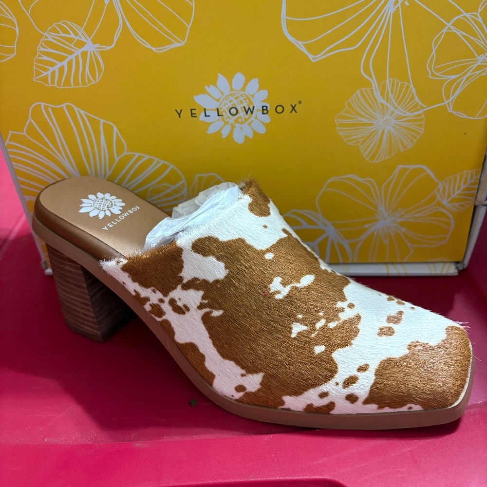 New yellow box shoes